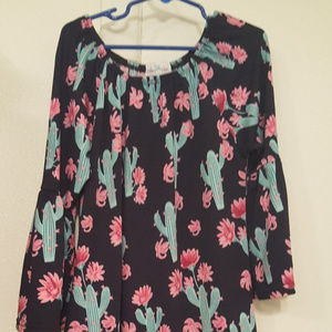 Girls Lore Mae Western Dress Medium